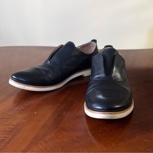 PIKOLINOS Black Leather Flats